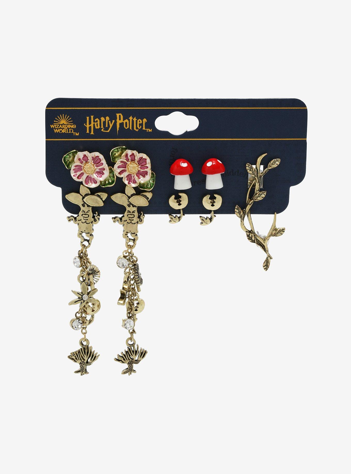 Harry Potter Herbology Earring Set - BoxLunch Exclusive, , alternate