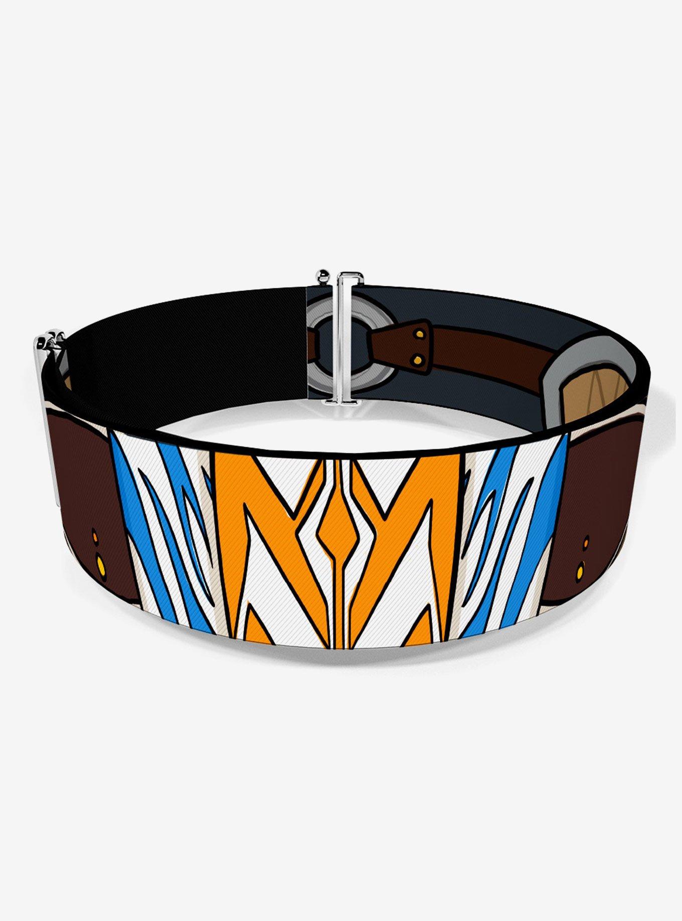 Buckle-Down Star Wars: The Clone Wars Ahsoka Tano Bounding Elements Cinch Belt, , alternate