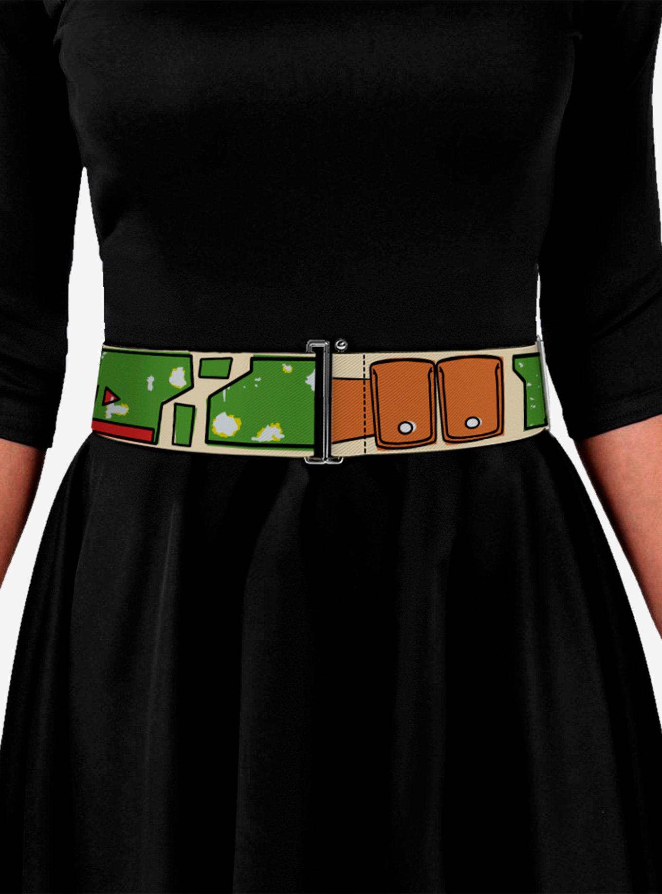 Buckle-Down Star Wars Boba Fett Gear Cinch Belt, , alternate