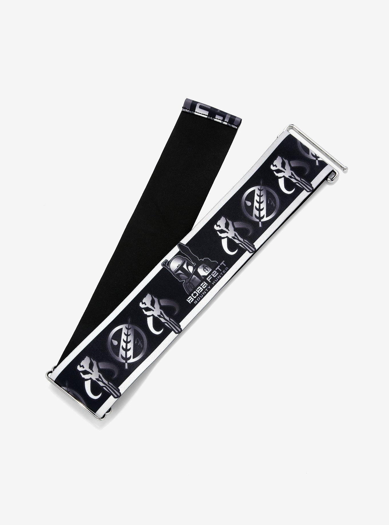 Buckle-Down Star Wars Boba Fett Symbol Cinch Belt, , alternate