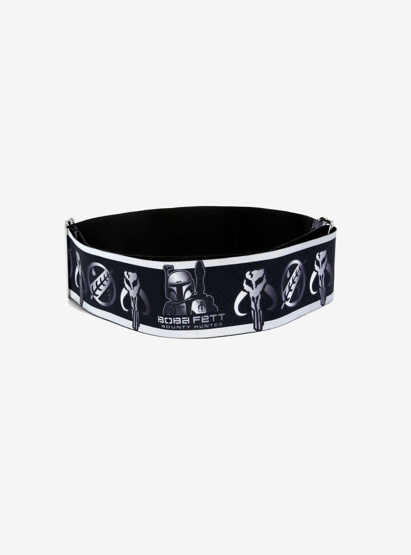Buckle-Down Star Wars Boba Fett Symbol Cinch Belt, , alternate