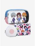 Fruits Basket Chibi Yuki, Tohru, & Kyo Cosmetic Bag Set - BoxLunch Exclusive, , alternate