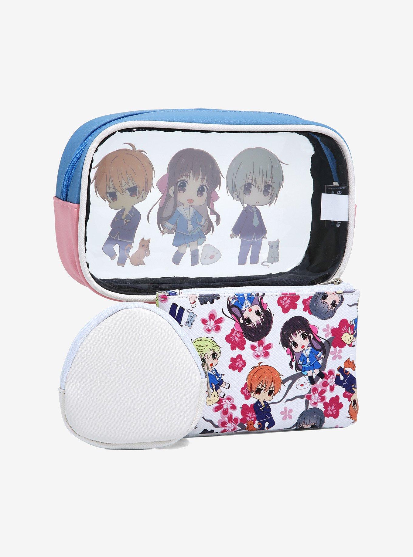 Fruits Basket Chibi Yuki, Tohru, & Kyo Cosmetic Bag Set - BoxLunch Exclusive, , alternate