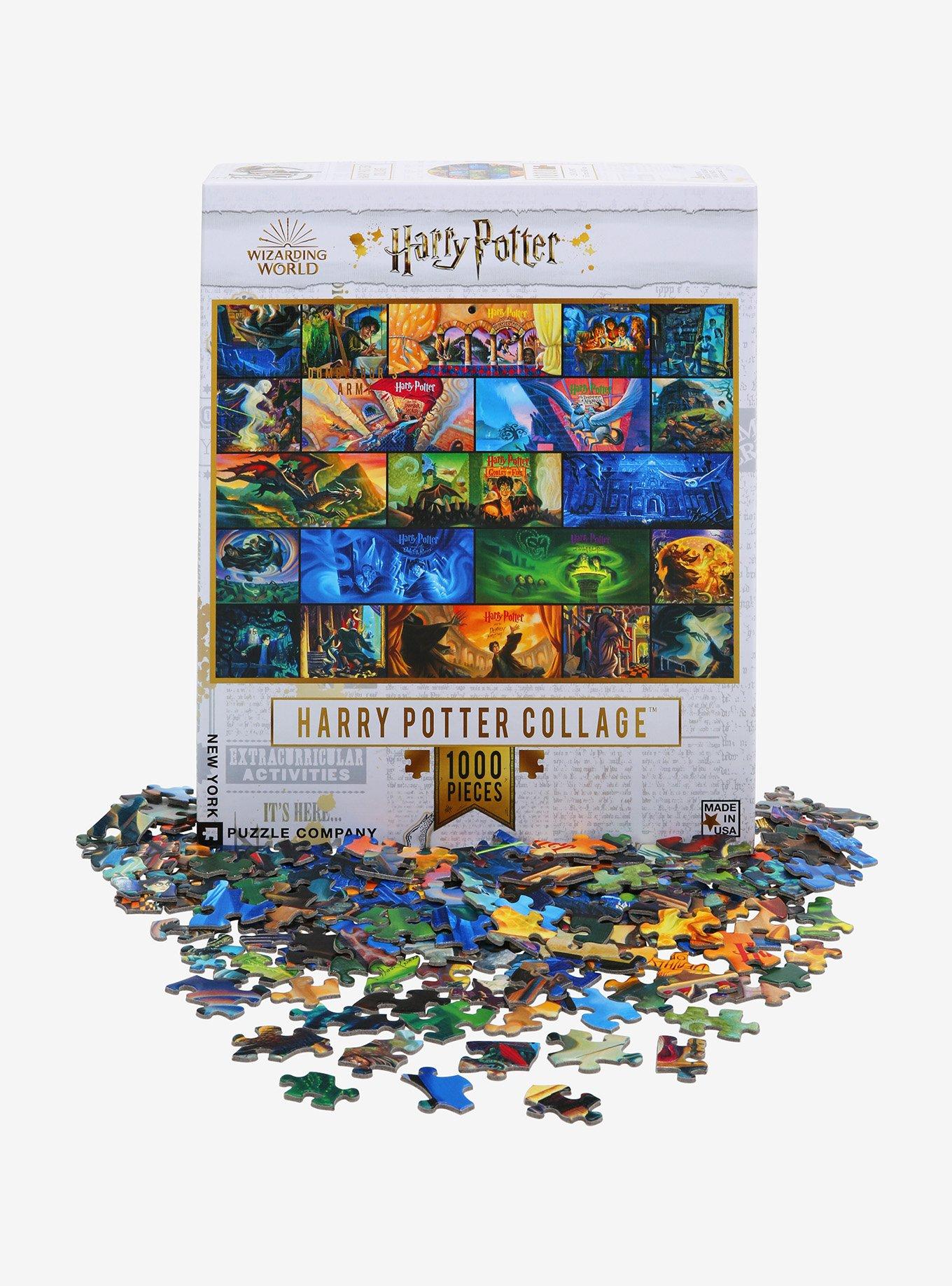 Harry Potter Book Art Collage 1000 Piece Puzzle, , alternate