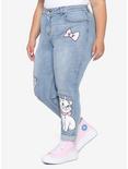 Disney The Aristocats Marie Denim Mom Jeans Plus Size, MULTI, alternate