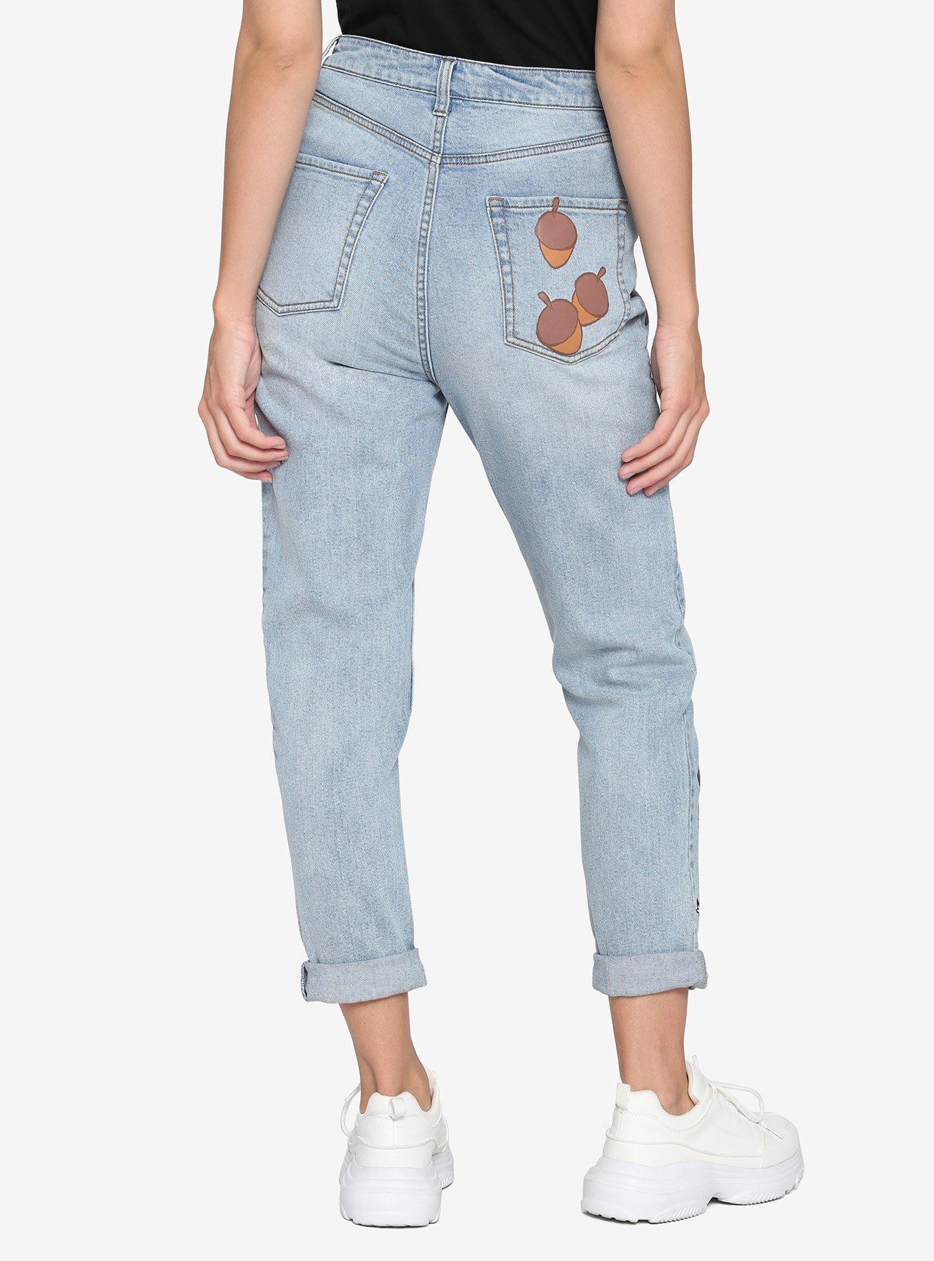 Disney Chip 'N' Dale Mom Jeans, MULTI, alternate