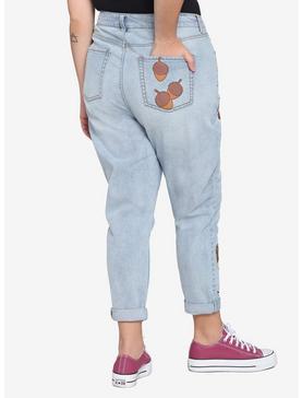 Disney Chip 'N Dale Mom Jeans Plus Size, MULTI, hi-res