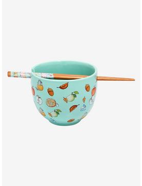 Studio Ghibli My Neighbor Totoro Fruits and Forest Spirits Ramen Bowl with Chopsticks - BoxLunch Exclusive, , hi-res