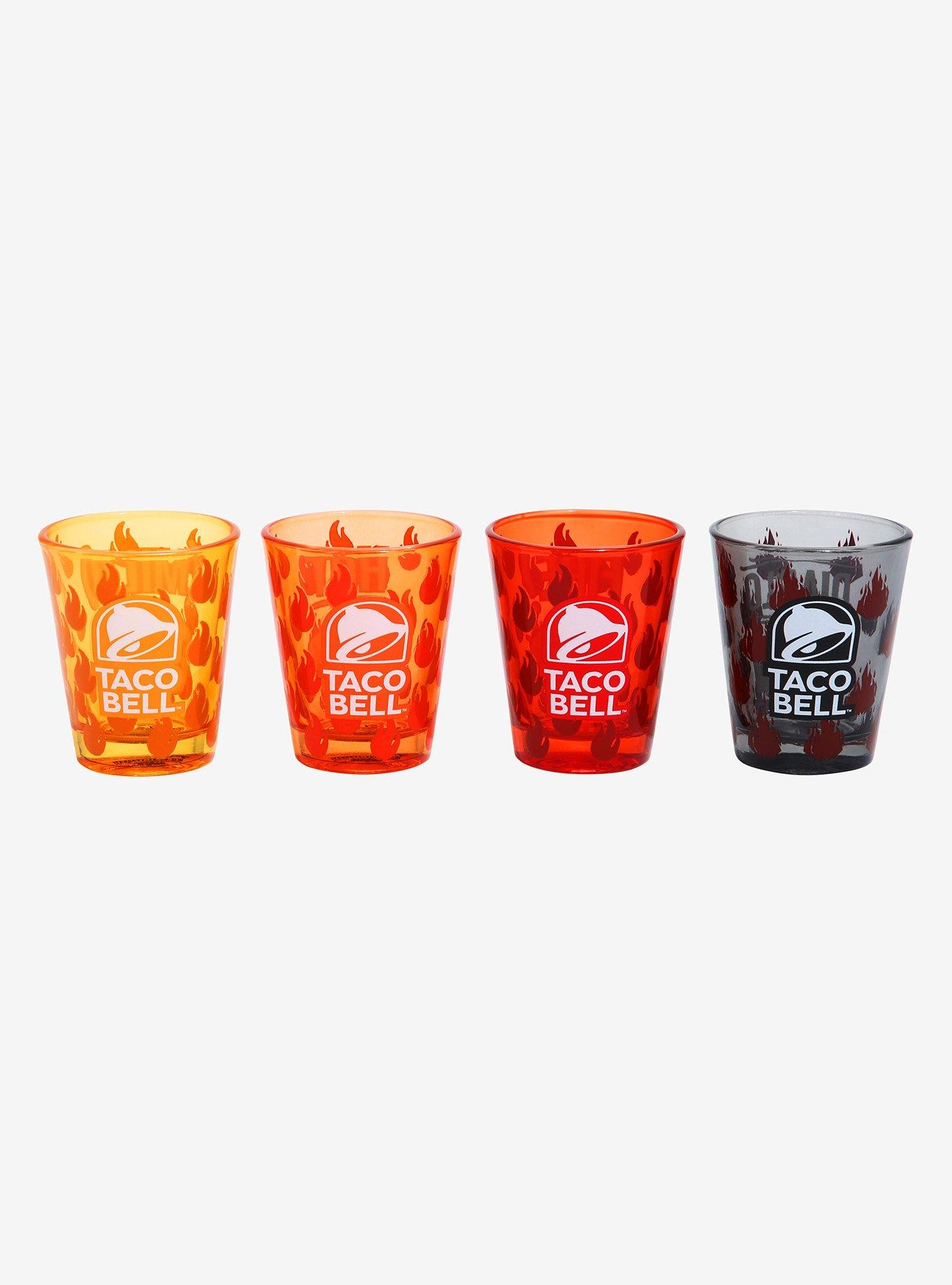 Taco Bell Sauces Mini Glass Set, , alternate