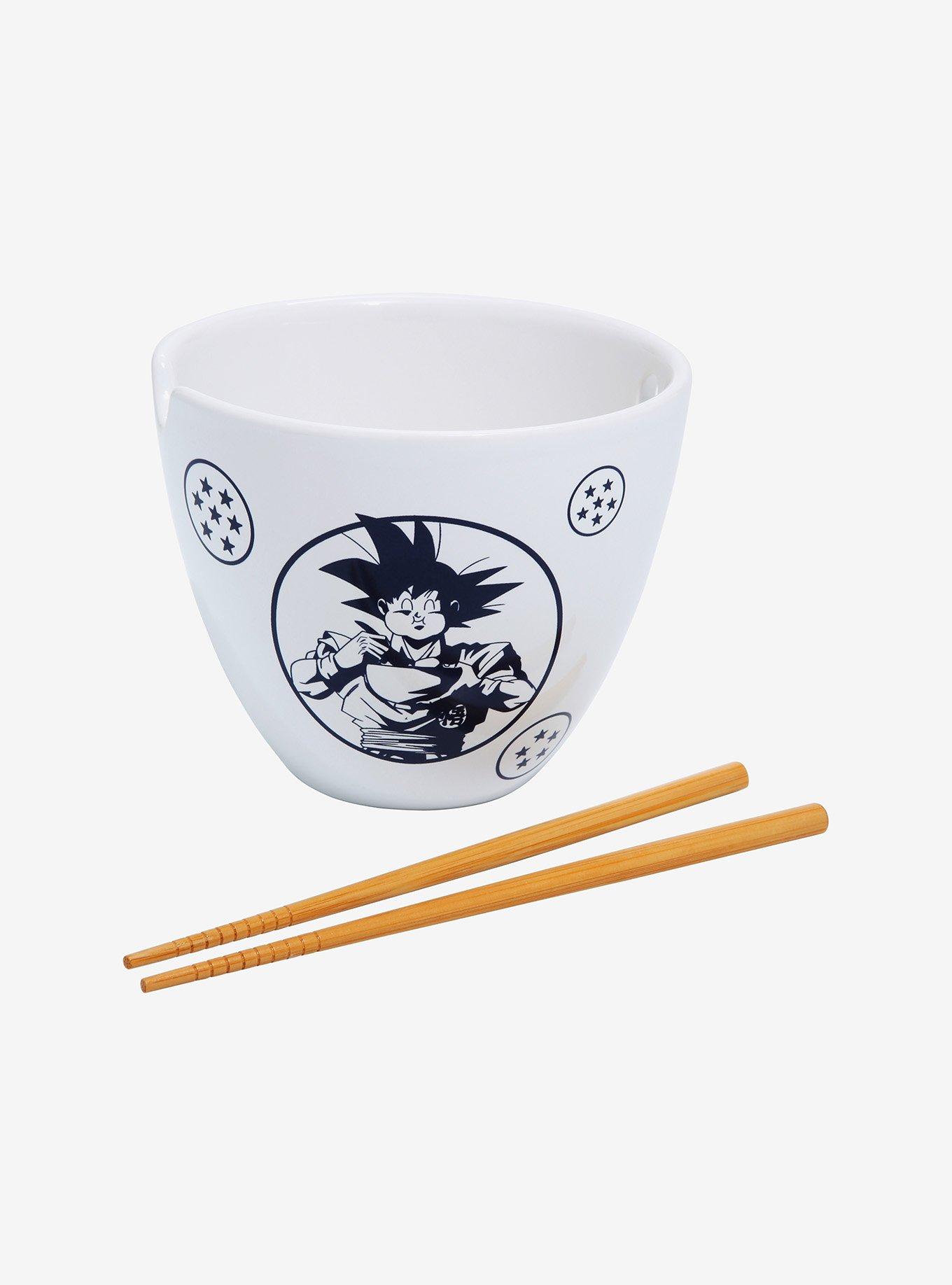 Dragon Ball Super Goku & Vegeta Ramen Bowl with Chopsticks
