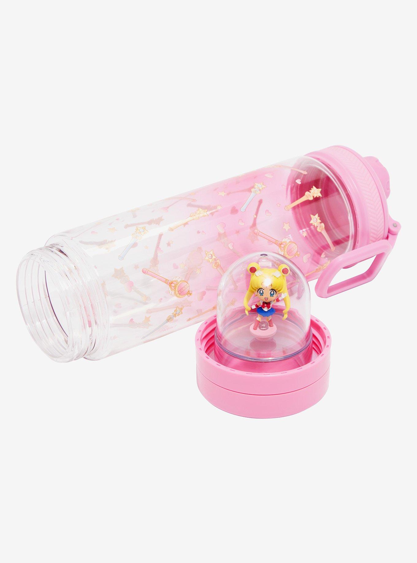 Sailor Moon Moon Scepters & Star Power Sticks Figure Water Bottle, , alternate