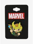 Marvel Chibi Loki Enamel Pin - BoxLunch Exclusive, , alternate