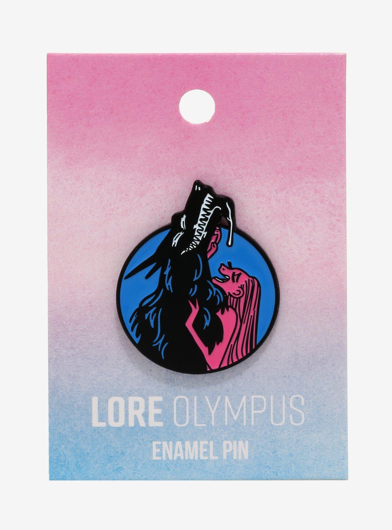 Lore Olympus Cerberus & Persephone Enamel Pin, , alternate