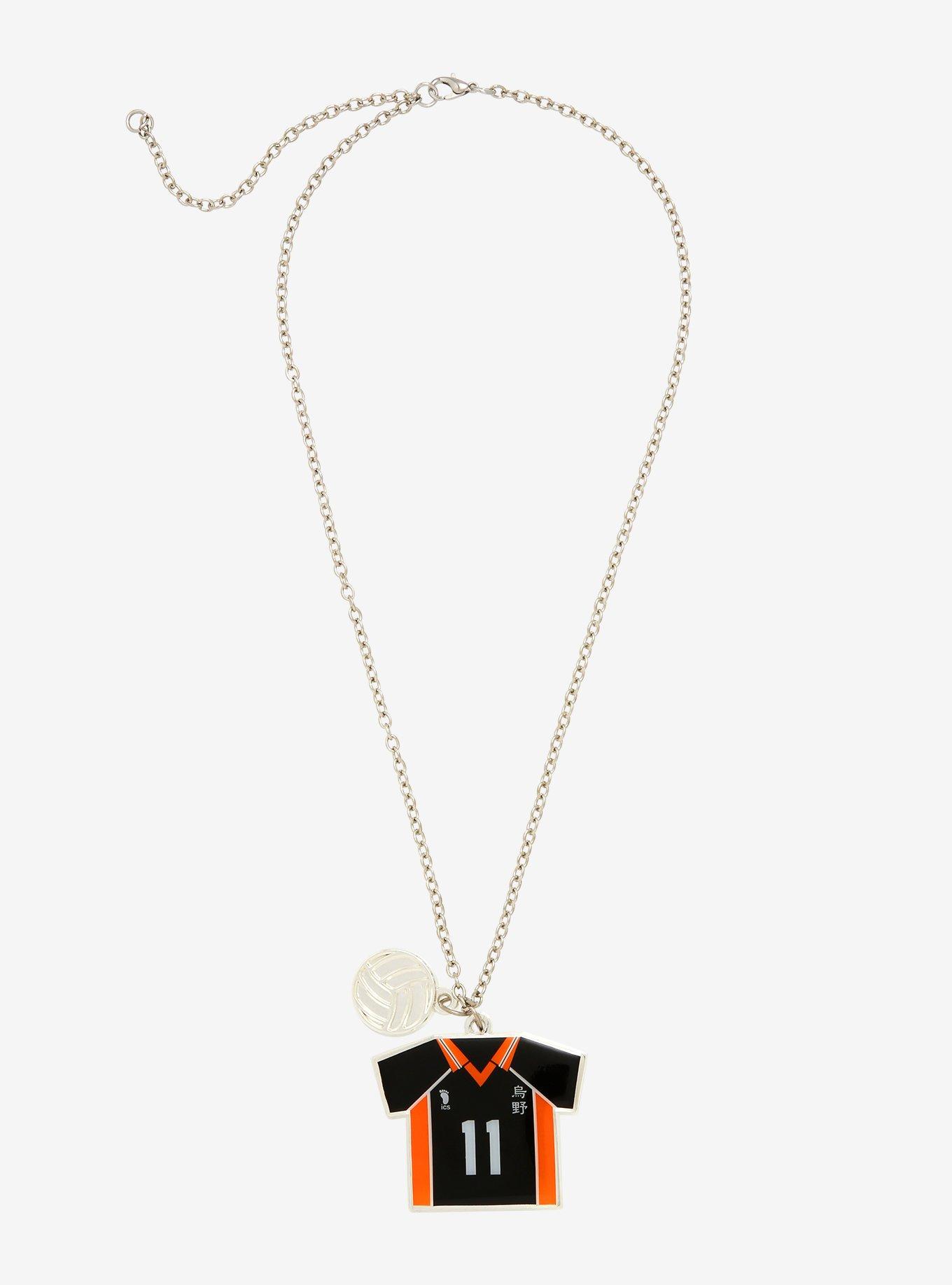 Haikyu!! Kei Tsukishima Jersey Necklace, , alternate