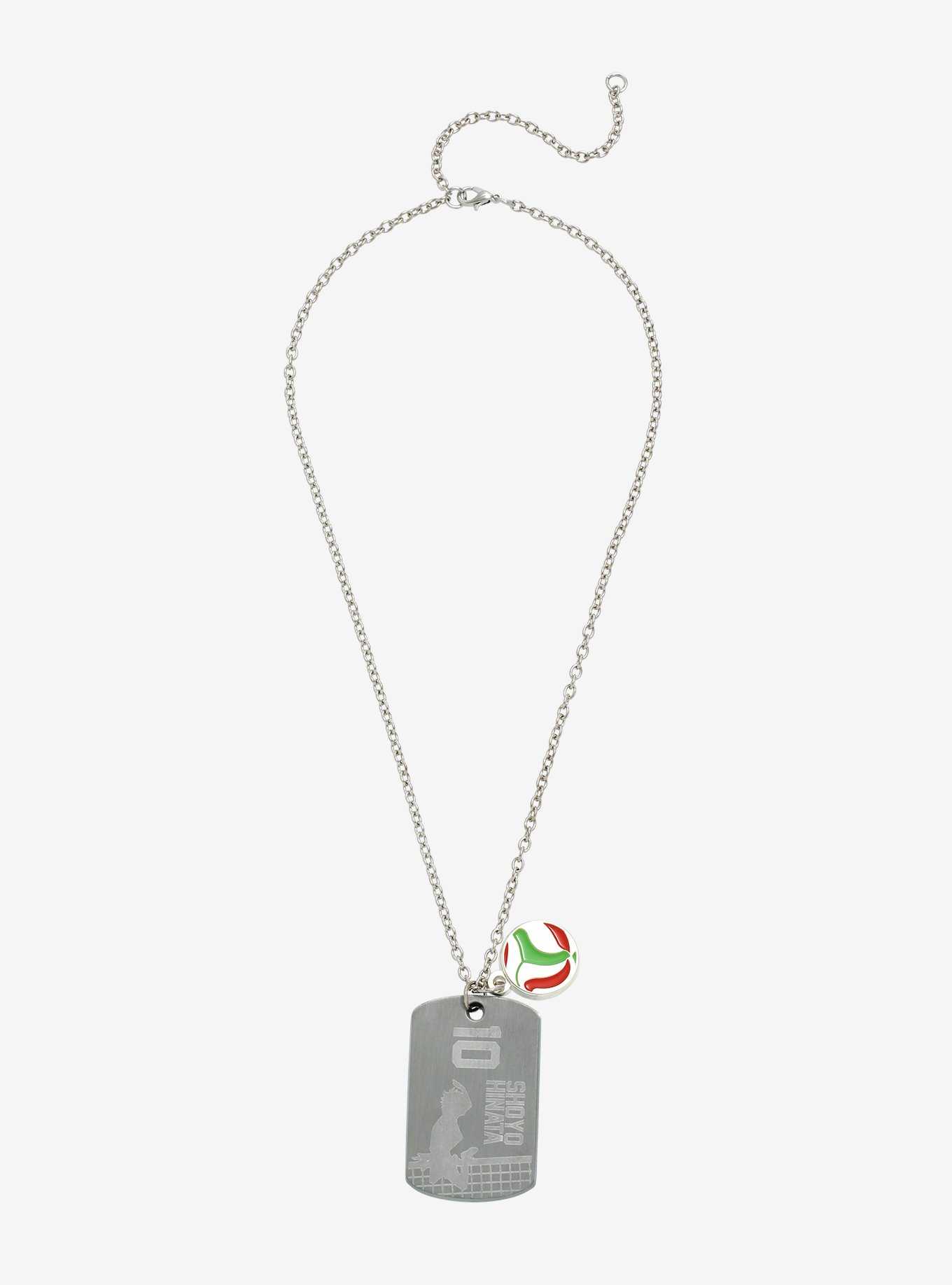 Haikyu!! Shoyo Hinata Tag Charm Necklace, , hi-res