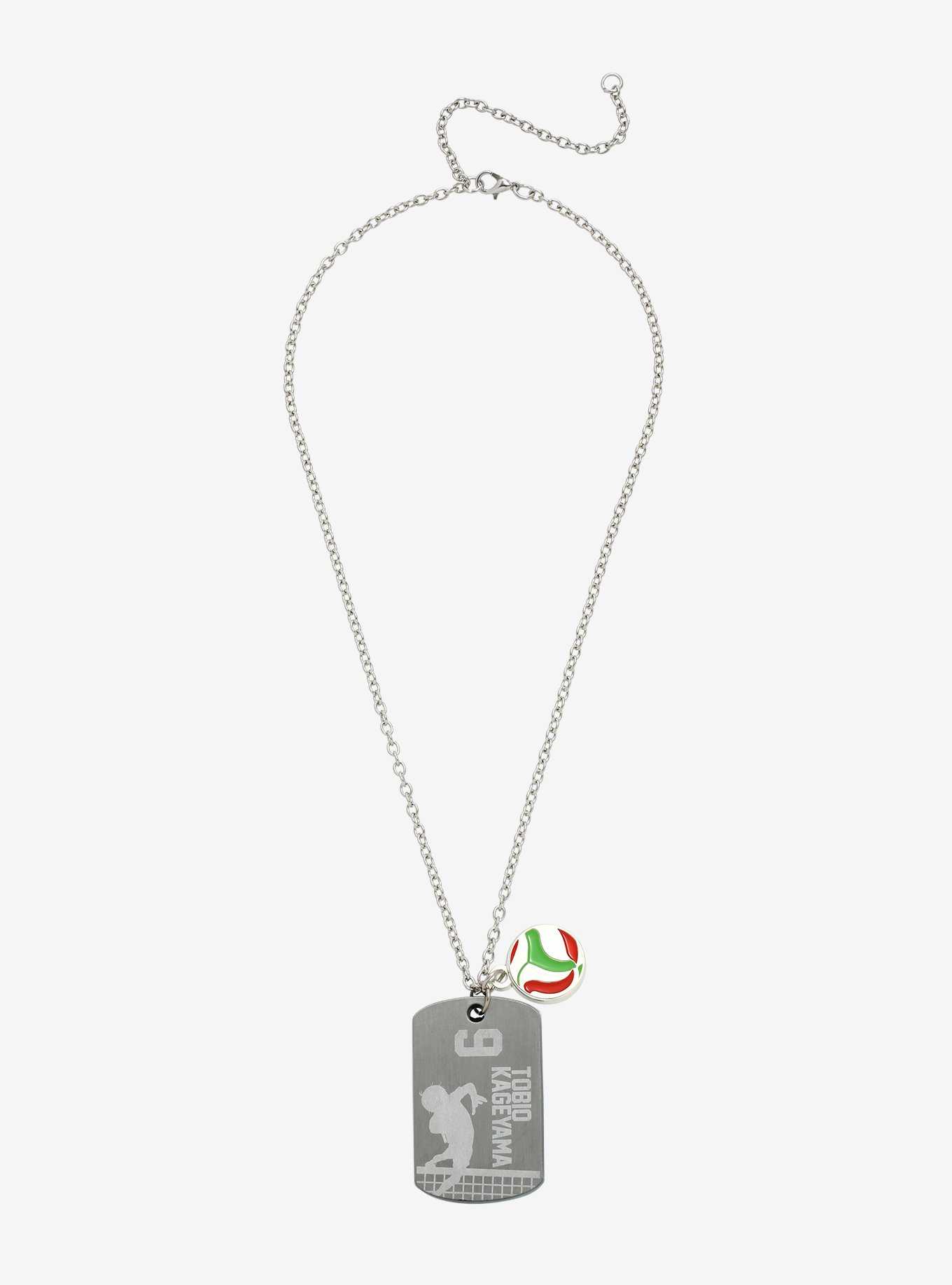 Haikyu!! Tobio Kageyama Tag Charm Necklace, , hi-res