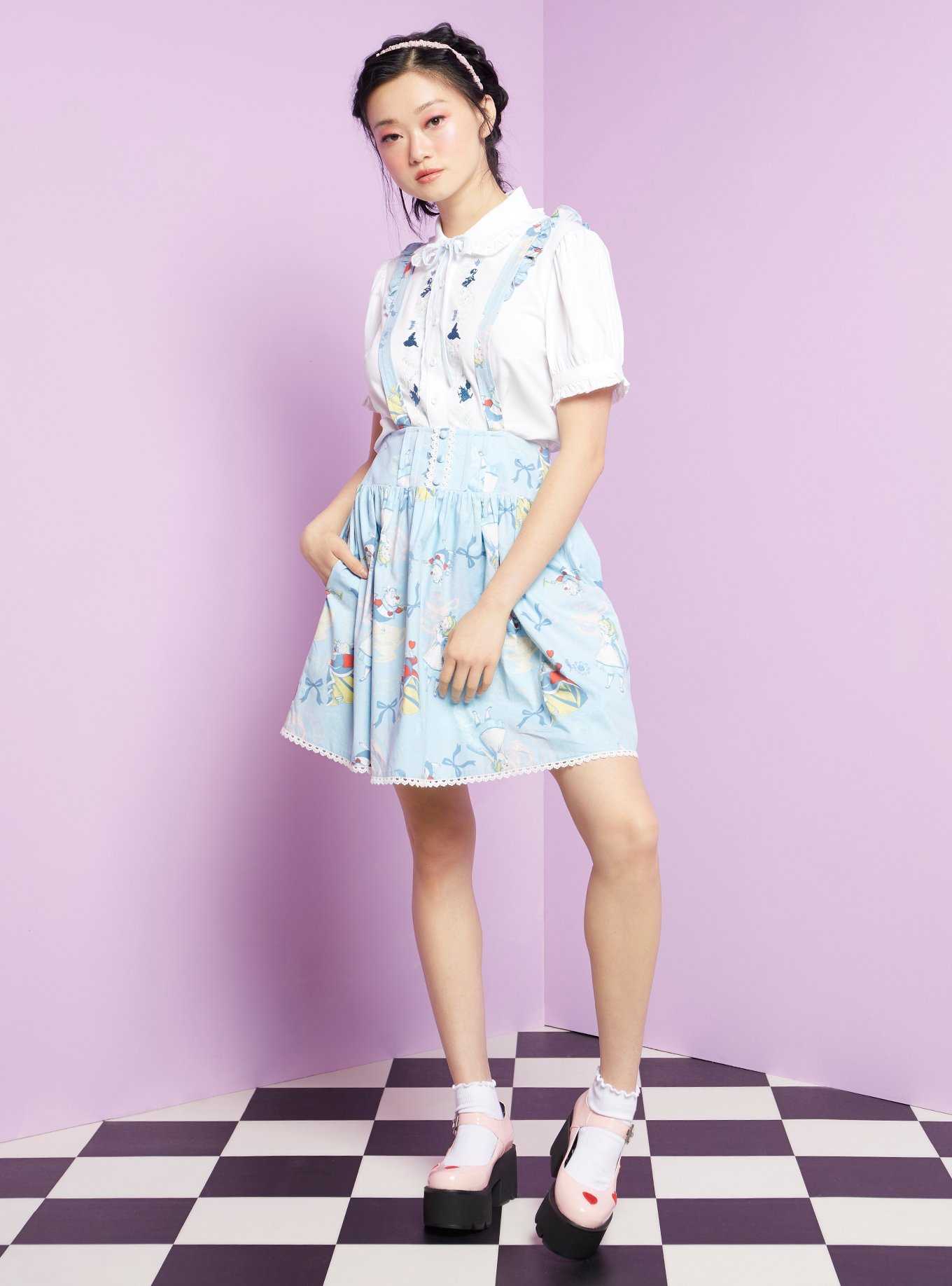 Disney Alice In Wonderland Frilly Suspender Skirt, , hi-res