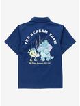 Disney Pixar Monsters, Inc. Scream Team Toddler Woven Button-Up - BoxLunch Exclusive, NAVY, alternate