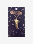 Sailor Moon Gold Flake Crystal Necklace, , alternate
