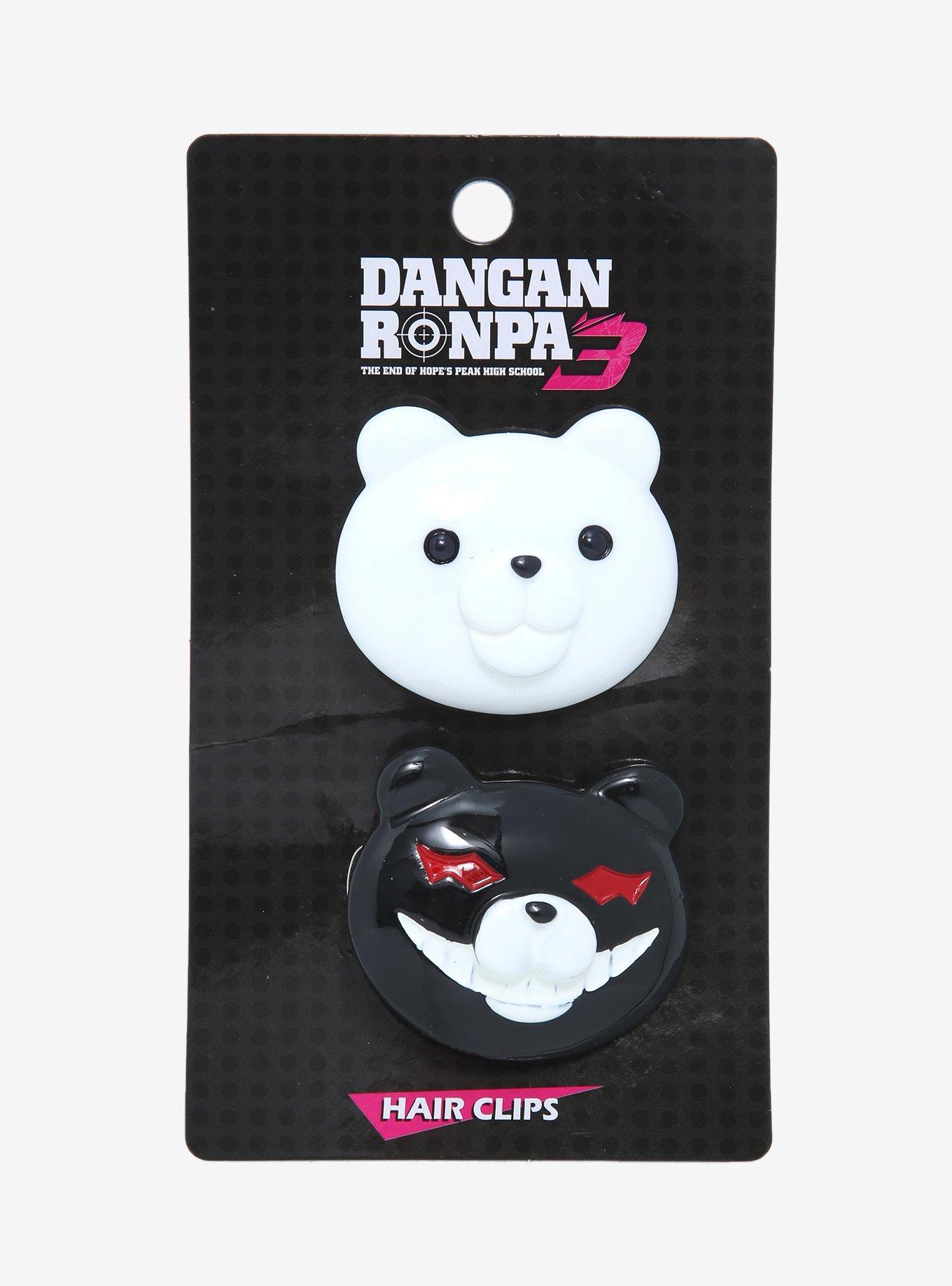 Danganronpa 3: The End Of Hope's Peak High School Monokuma Hair Clip Set, , alternate