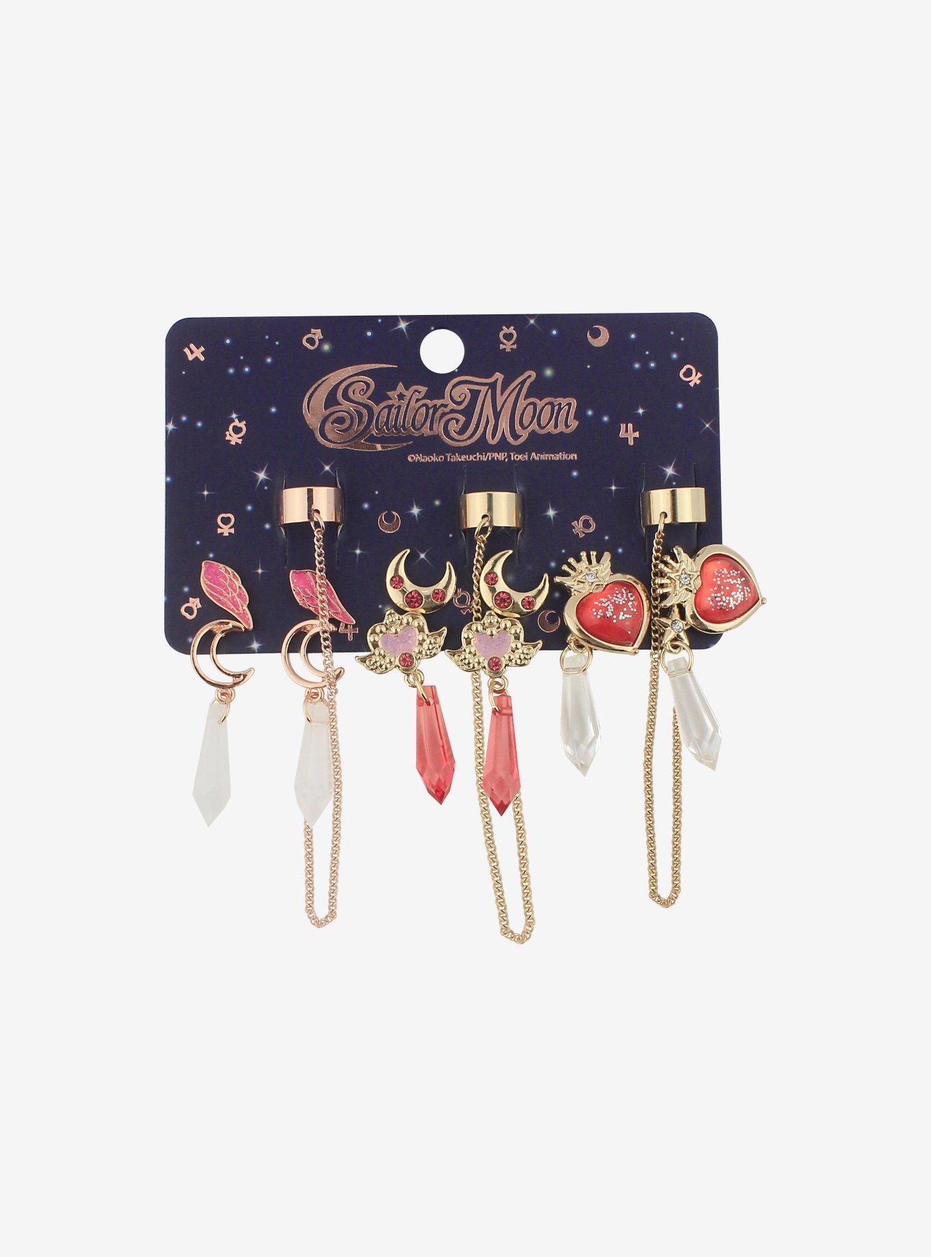 Sailor Moon Crystal Cuff Earring Set, , alternate