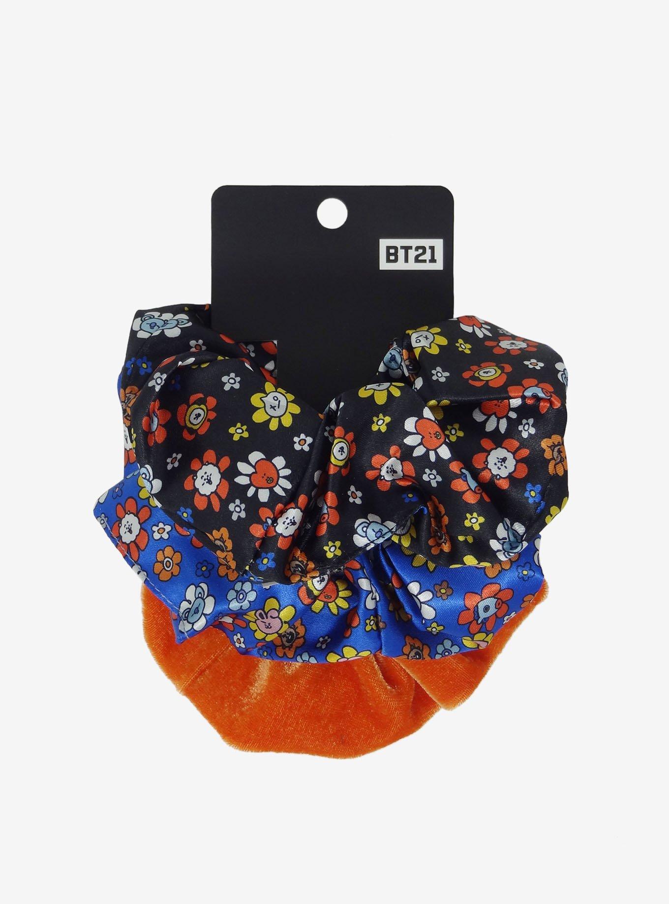 BT21 Floral Scrunchie Set, , alternate