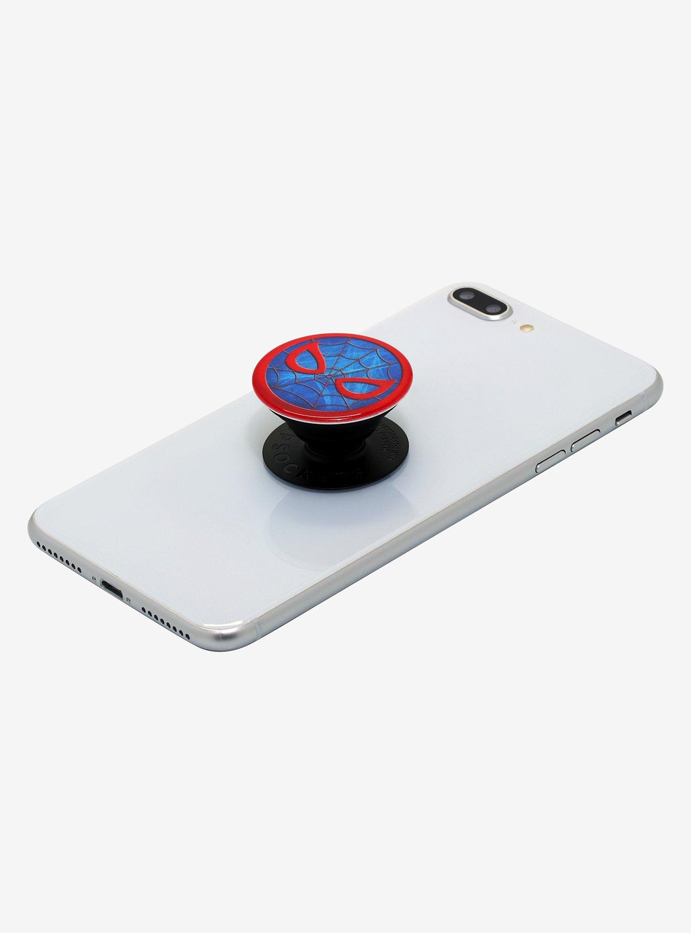 PopSockets Marvel Spider-Man Blue & Red Phone Grip & Stand, , alternate