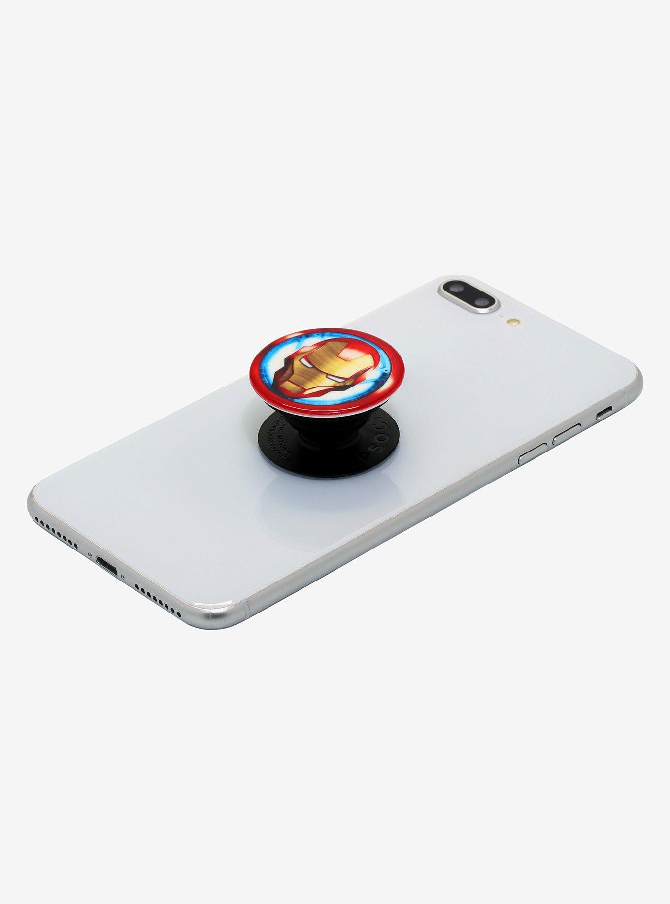 PopSockets Marvel Iron Man Mask Phone Grip & Stand, , alternate