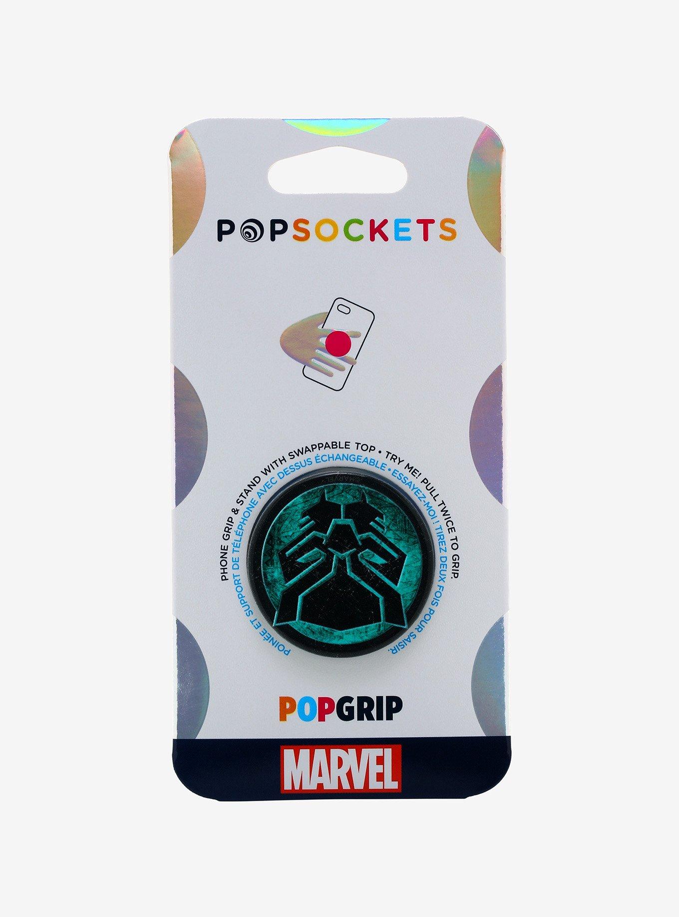 PopSockets Marvel Black Panther Logo Phone Grip & Stand, , alternate