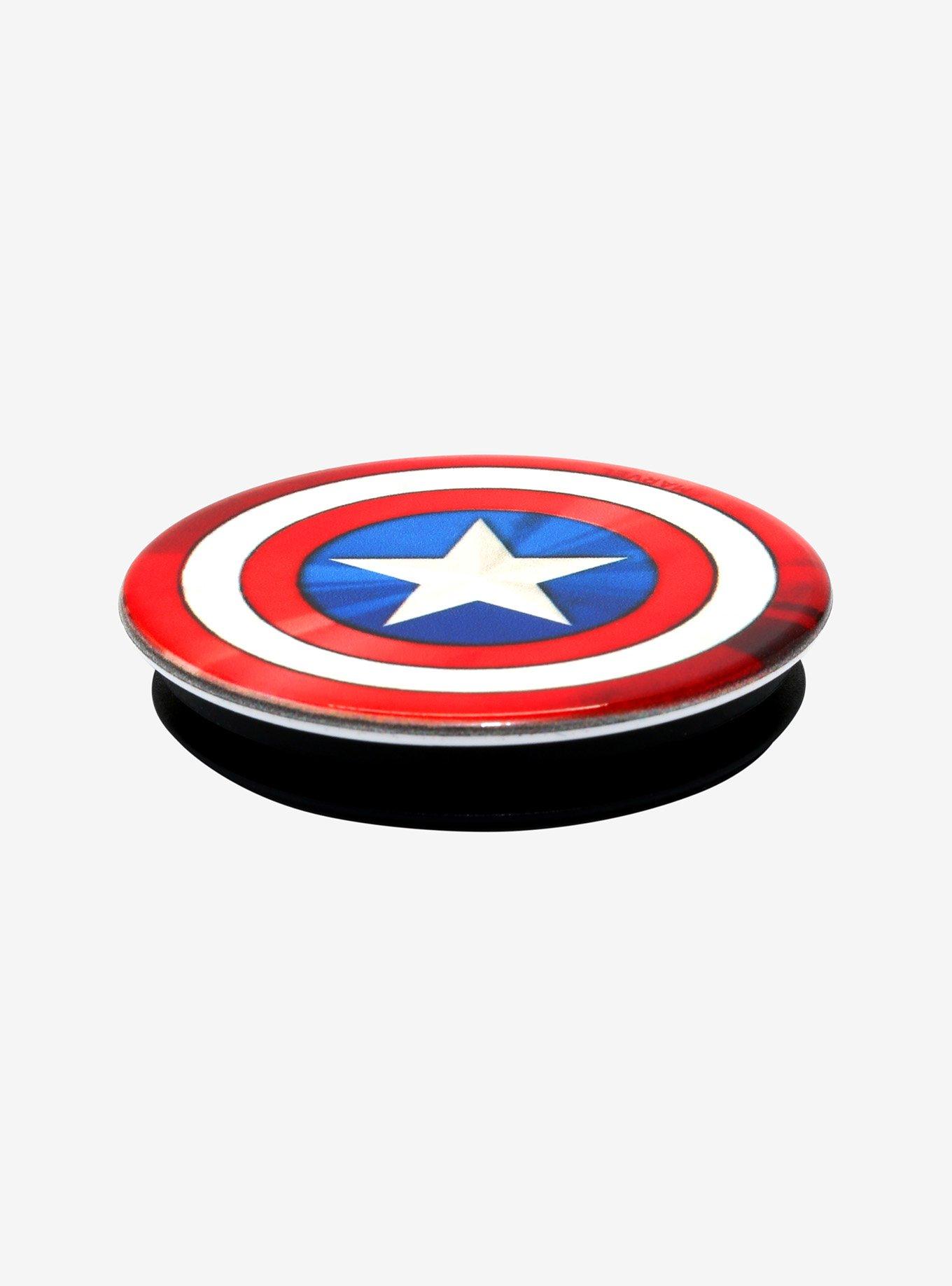 PopSockets Marvel Captain America Shield Phone Grip & Stand, , alternate