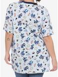 Disney Lilo & Stitch Sushi Print Oversized T-Shirt Plus Size, MULTI, alternate