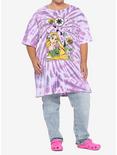 Disney Tangled Rapunzel Tie-Dye Oversized T-Shirt Plus Size, MULTI, alternate