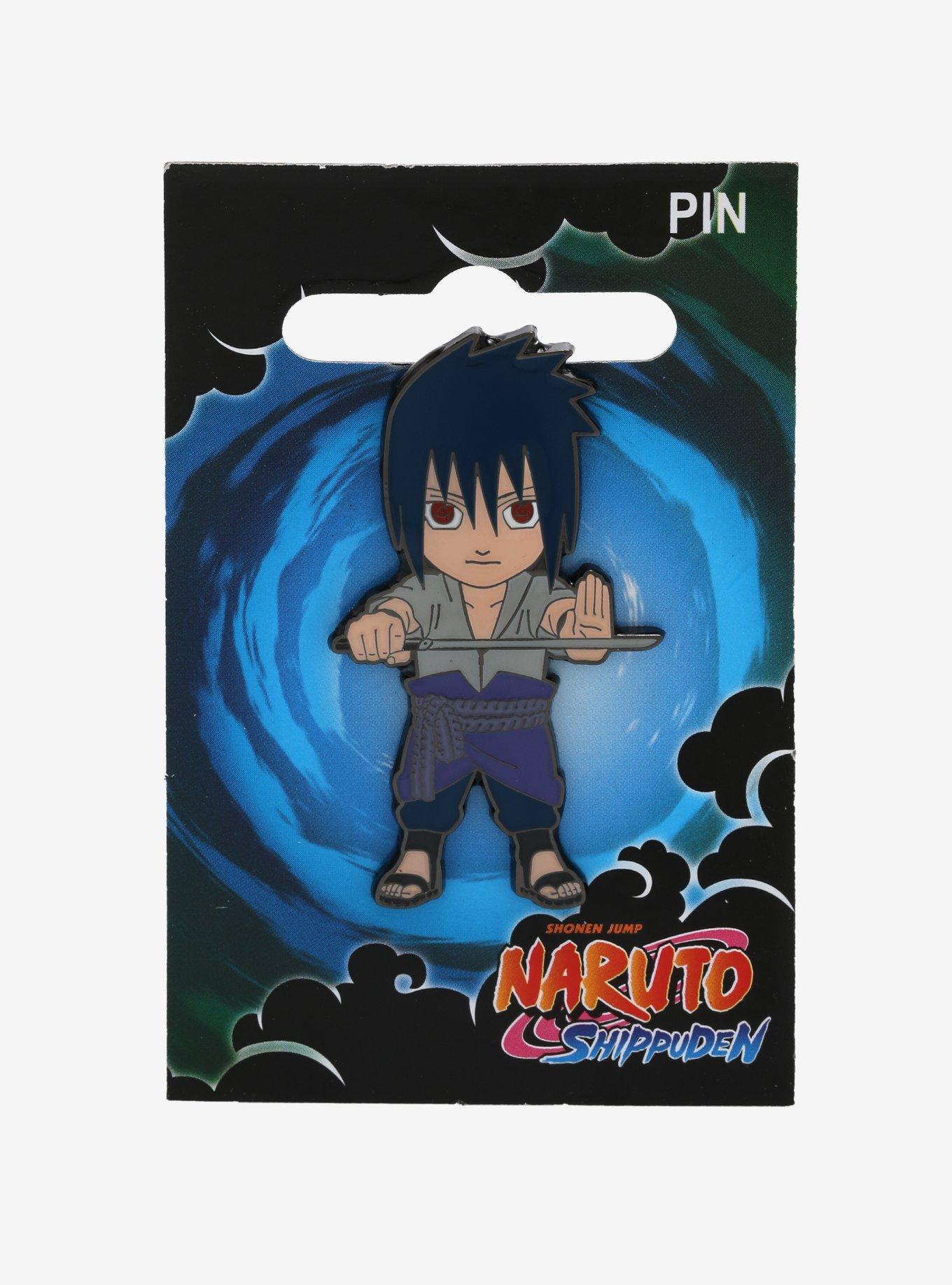 Naruto Shippuden Chibi Sasuke with Sword of Kusanagi Enamel Pin - BoxLunch Exclusive, , alternate