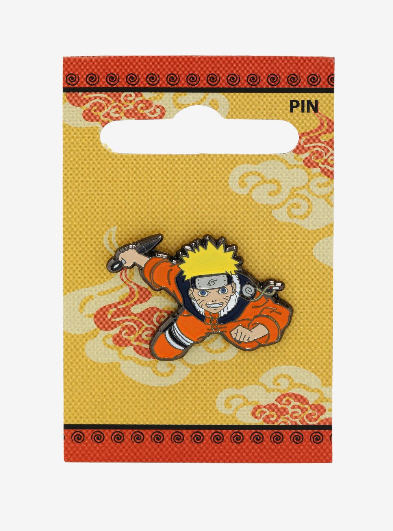 Naruto Kunai Stance Enamel Pin - BoxLunch Exclusive, , alternate