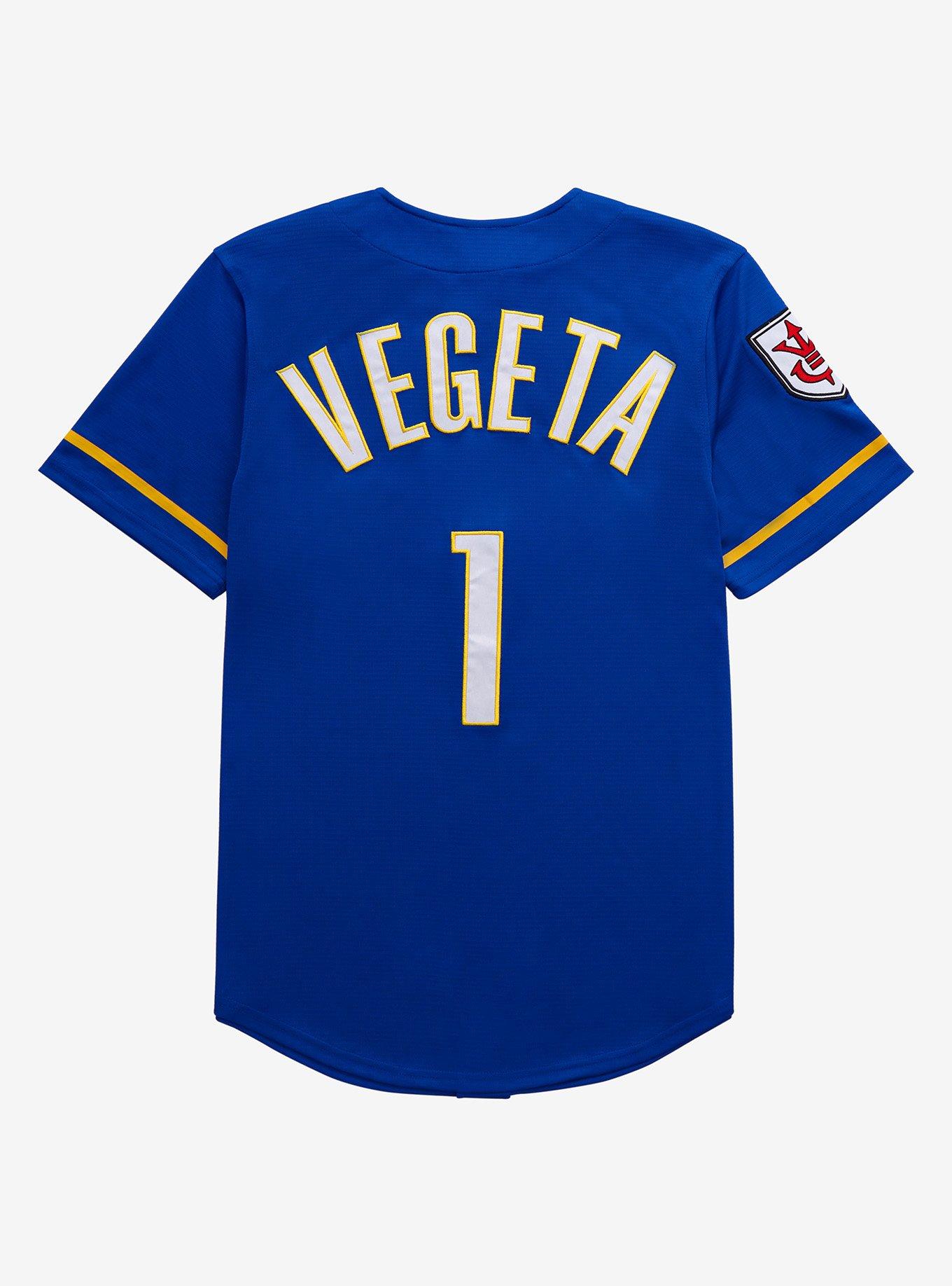 Dragon Ball Z Planet Vegeta Baseball Jersey - BoxLunch Exclusive, BLUE, alternate