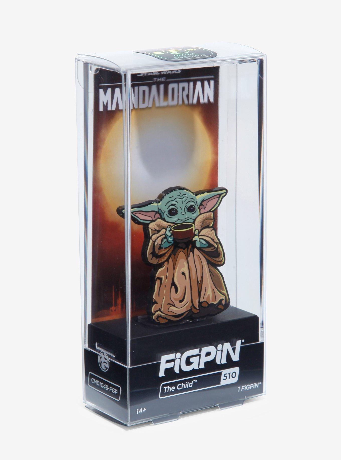 FiGPiN Star Wars The Mandalorian The Child with Soup Enamel Pin, , alternate