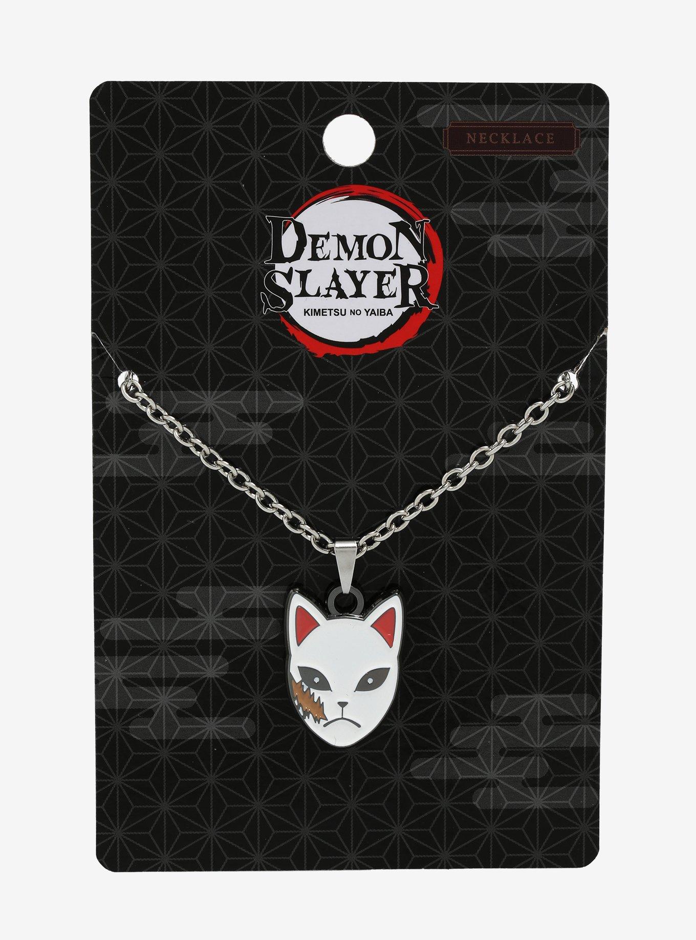 Demon Slayer: Kimetsu no Yaiba Sabito Warding Mask Necklace, , alternate