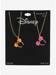 Disney Minnie Mouse Ears Bestie Necklace Set - BoxLunch Exclusive, , alternate