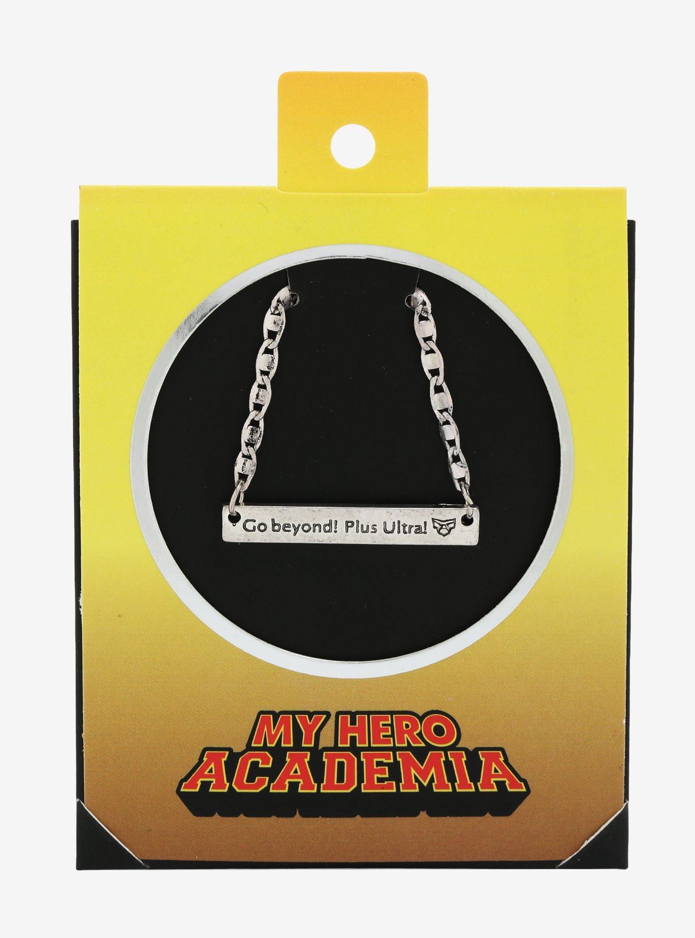 My Hero Academia Plus Ultra Bar Necklace - BoxLunch Exclusive, , alternate