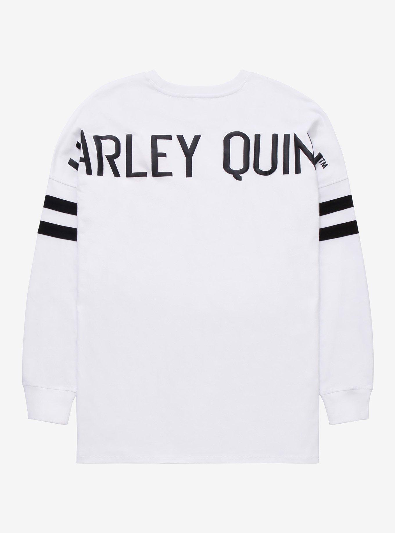 The Suicide Squad Harley Quinn Hype Long Sleeve T-Shirt - BoxLunch Exclusive, BLACK  WHITE, alternate