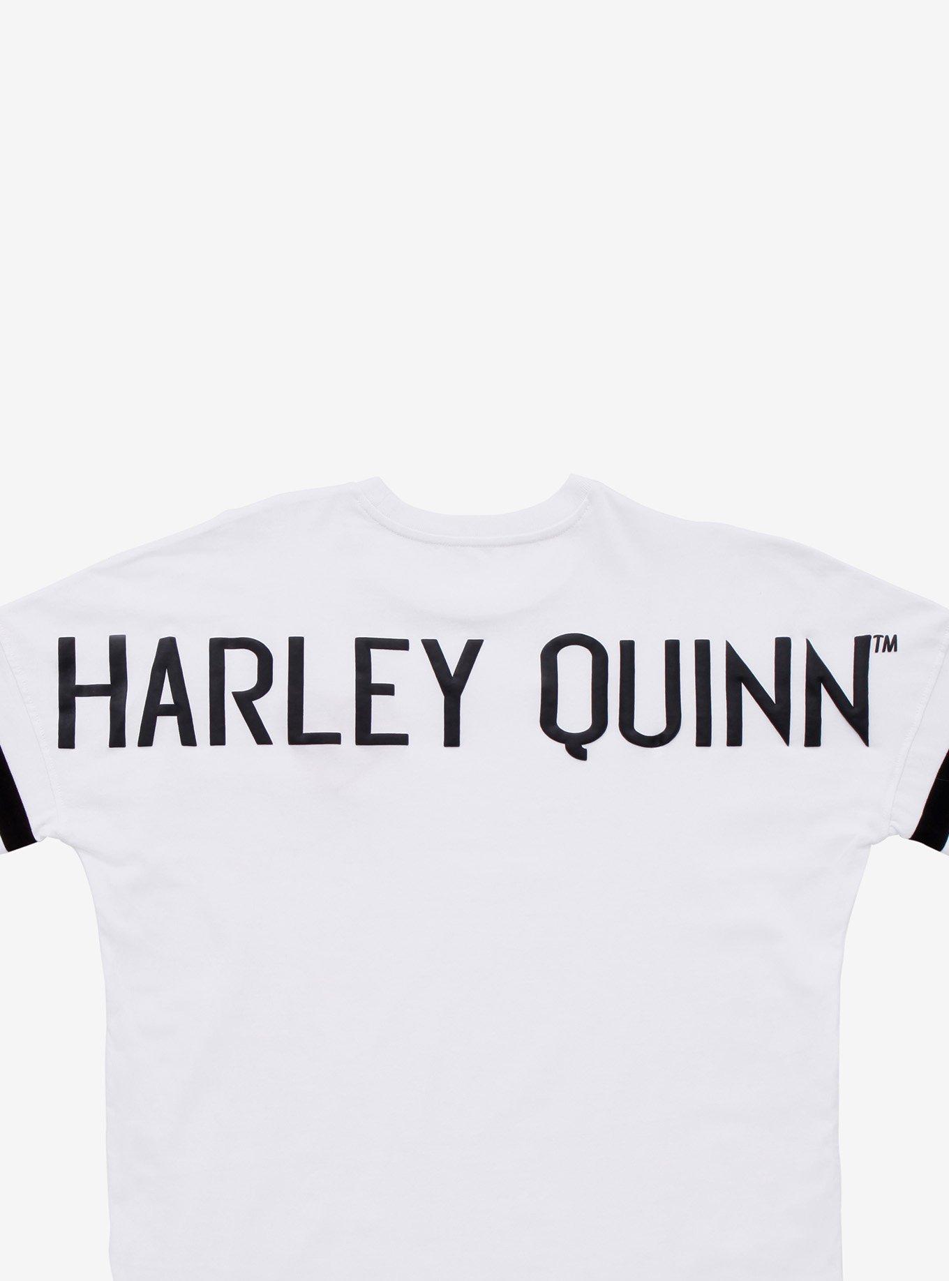 The Suicide Squad Harley Quinn Hype Long Sleeve T-Shirt - BoxLunch Exclusive, BLACK  WHITE, alternate