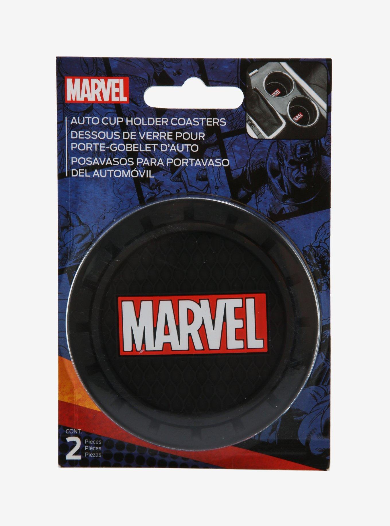 Marvel Logo Auto Cup Holder Coasters, , alternate