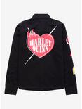 DC Comics The Suicide Squad Harley Quinn Women's Shacket - BoxLunch Exclusive, BLACK, alternate