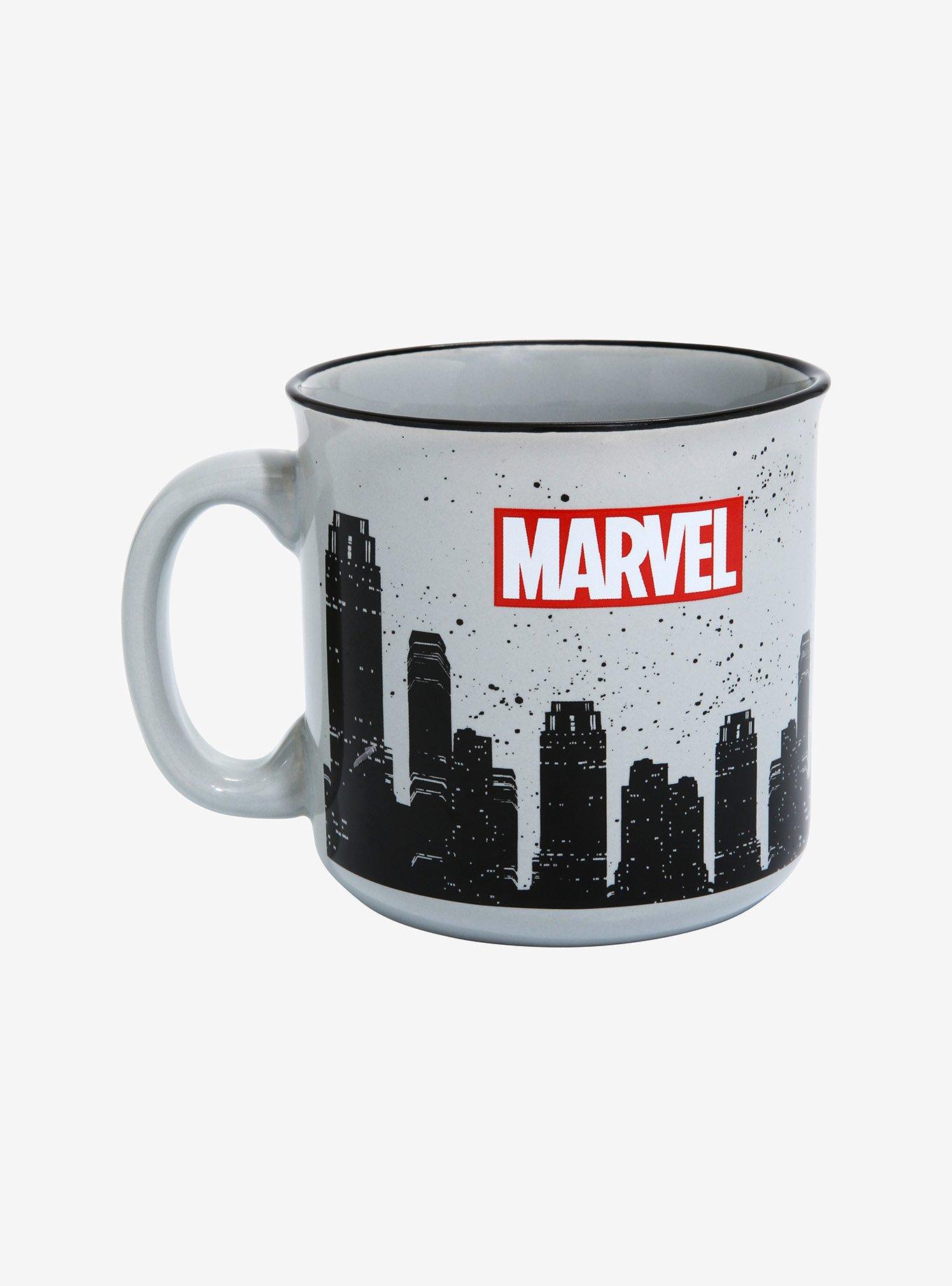 Marvel Spider-Man Miles Morales New York Swinging Camper Mug - BoxLunch Exclusive, , alternate