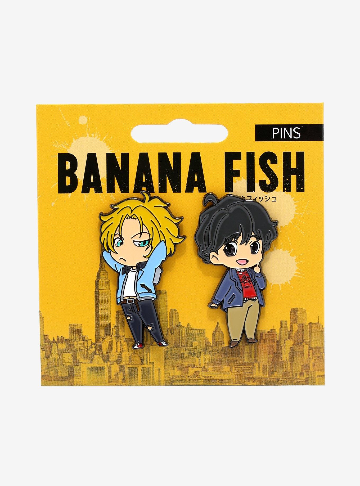 Banana Fish Eiji & Ash Lapel Pins Set of 2 – Shadow Anime