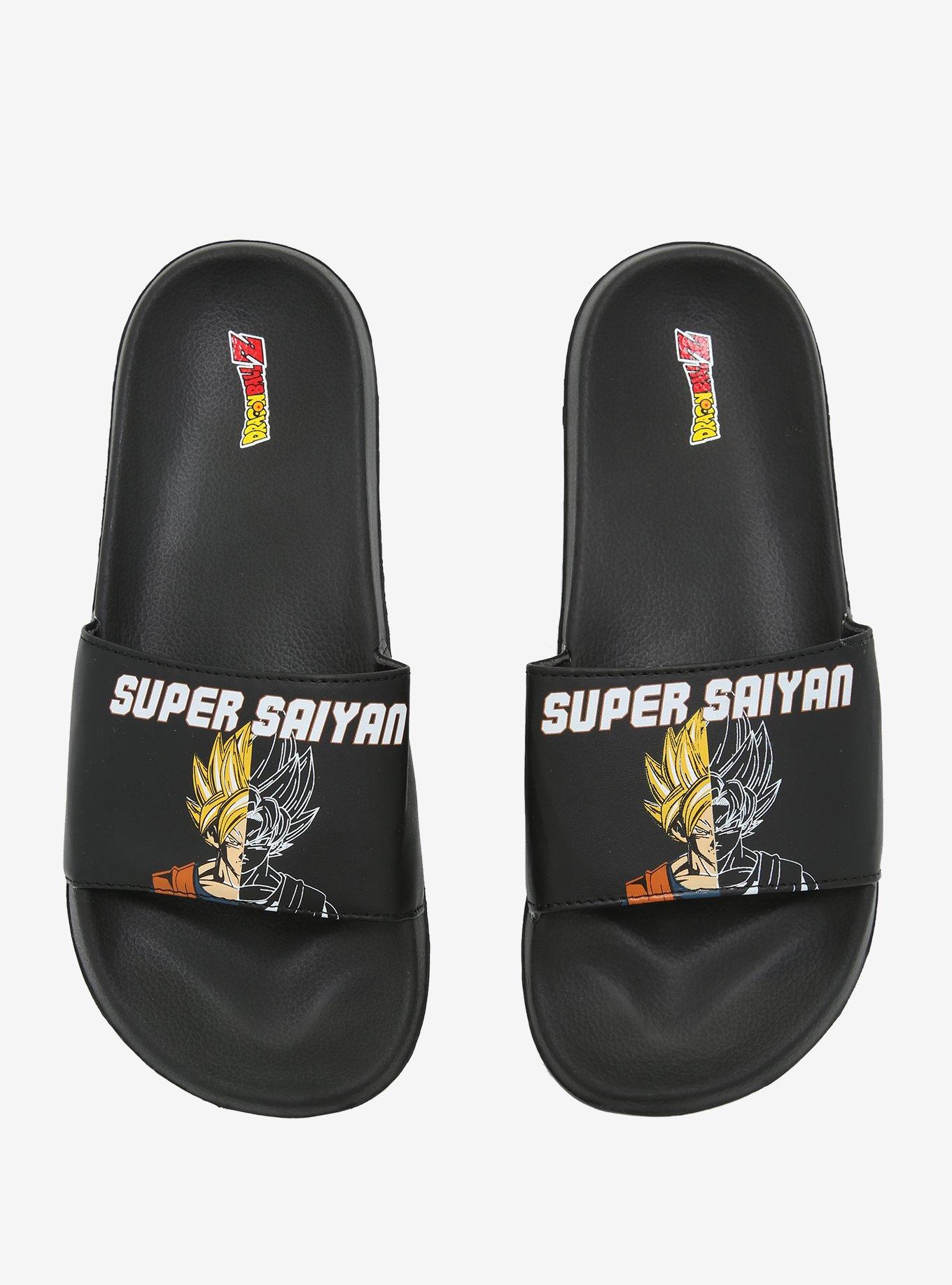 Dragon Ball Z Goku Super Saiyan Slide Sandals, MULTI, alternate