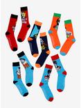DC Comics The Suicide Squad Characters Crew Socks 5 Pair, , alternate