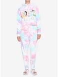 Sailor Moon Group Grid Pastel Wash Girls Crop Sweatshirt, MULTI, alternate