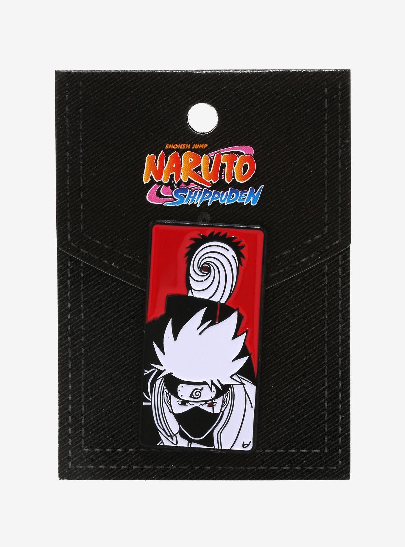 Naruto Shippuden Kakashi Obito Enamel Pin, , alternate