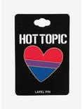 Bisexual Pride Heart Enamel Pin, , alternate